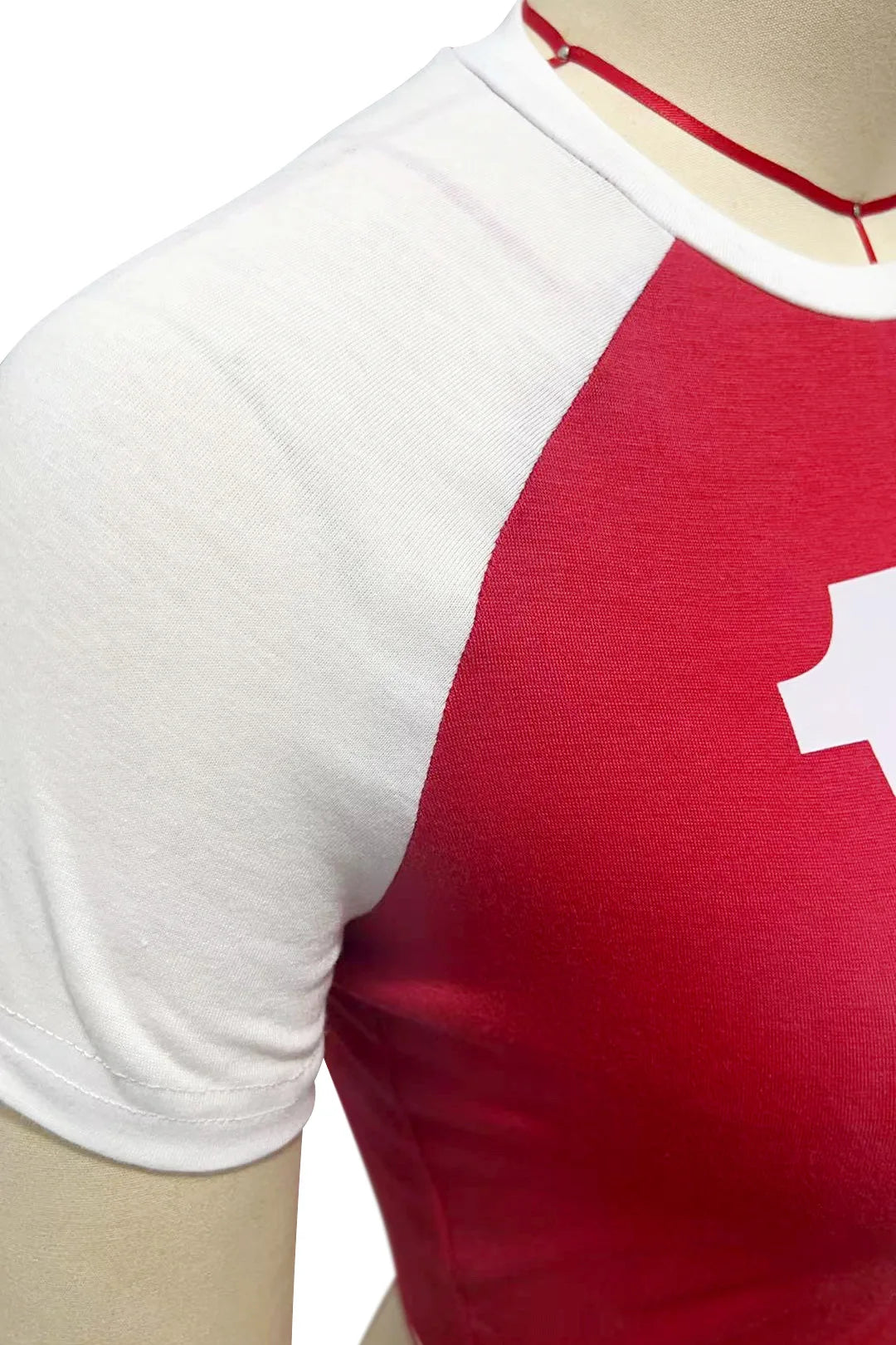 Basic Crop Tops Women Daily Digital Print Color-Block shorts Sleeve Summer Trend Stretch Casual Streetwear T-Shirt