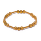 3/4/5/6 MM Stainless Steel Beads Daily Handmade Elastic Bracelet Bangle Waterproof Wrist Wholesale Gold Color Jewelry Men