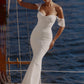 Sweetheart Neck Sexy Mermaid Maxi Dress Women Elegant Ruffle Sleeves Bodycon Evening Club Party Long Dress Female Gown