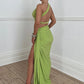 Hollow Out Sexy Two Piece Set Women One Shoulder Crop Top And Maxi Skirt Matching Sets Femme Bodycon Skirt Sets