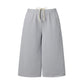 Women Capri Sweatpants Cropped Joggers Drawstring Waist Loose Baggy Lounge Pants Cuffed Casual Summer Sport Bottoms