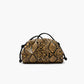 Ruched Serpentine Dumpling Bags for Women Pouch Handbag Cloud Clutch Snake Pattern Shoulder Crossbody Bag Luxury Designer Bag