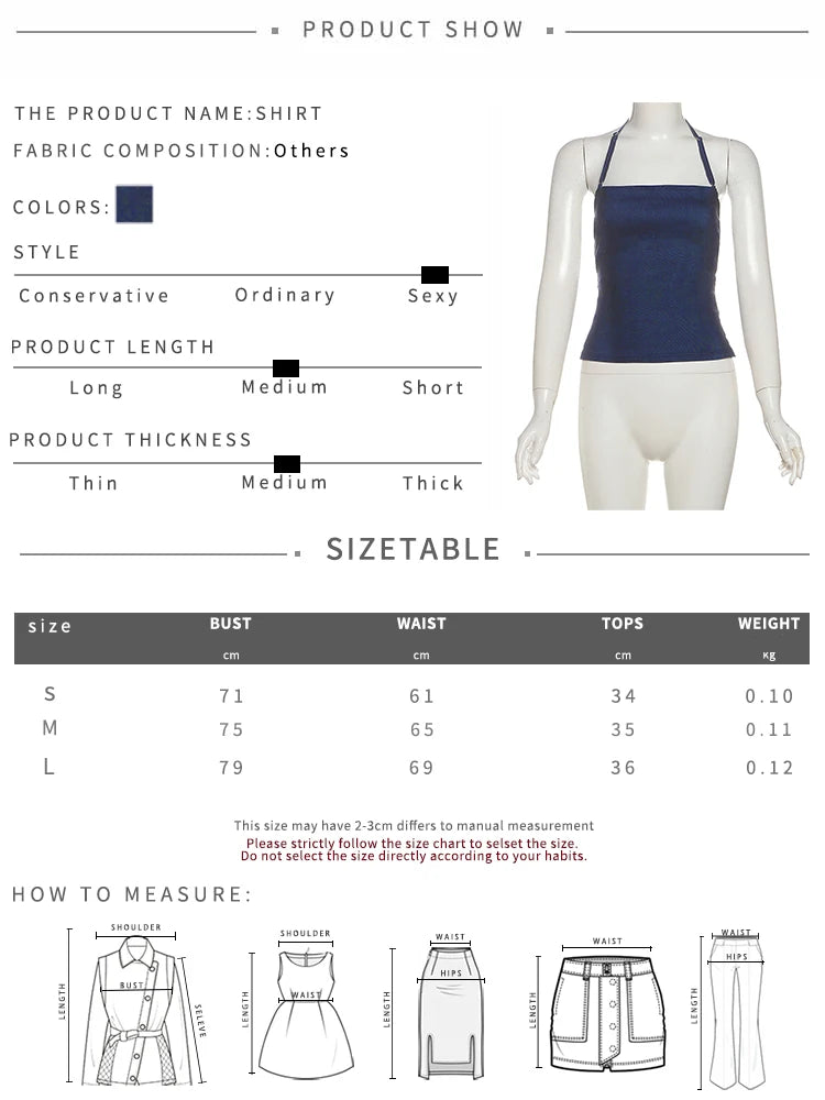 Daily High Street StyleTank Tops Women Halter Sexy BandageBackless Side Splits Skinny Tops Hottie Hipster Classic Outfits