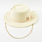 Spring Summer Straw Hats for Women Ribbon Decoration Elegant Ladies Party Dress Hats Travel Beach Sun Hat Chapeau Femme