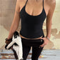 Summer Casual Sleeveless Spaghetti Strap Slim Fit Caimi Tops Basic Solid Camis Women Harajuku Cropped Tops Daily Wear
