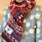2025 Winter New Arrivals Y2K Bohemian Stripe Panel Neck Warmer Accessory For Woman