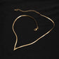 Vintage Simple Flat Snake Clavicle Chain Necklace for Male Creative V Shape Pendant Choker Jewelry Accessories Steampunk Men New