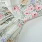 Green Flower Sun Dresses for Woman Spaghetti Strap Backless Long Dresses French Style Elegant Vacation Outfits