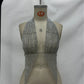 Womens Metallic Chainmail Halter Tops Stylish Silver Draped Fringe Backless Sleeveless Vest for Club Party Wear