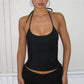 Summer Casual Sleeveless Spaghetti Strap Slim Fit Caimi Tops Basic Solid Camis Women Harajuku Cropped Tops Daily Wear