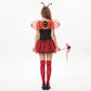 Womens Ladybug Halloween Costume Polka Dot Tutu Dress With Wings Antenna Wand Socks Lady Beetle Cosplay Party Outfit