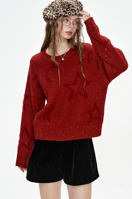 2024 Winter New Arrivals Black vintage velvet wide leg shorts women