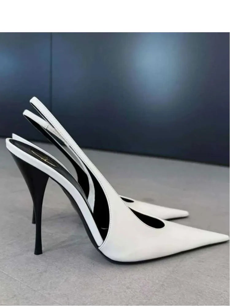 European and American Spring/Summer New Pointed Stiletto Sandals Fashionable and Sexy Party Wedding Women's High Heel Sandals