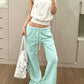 Leisure 2-Piece Set Women Sexy Solid Simple Tank Tops+Letter Print Drawstring Pant Summer Street Daily Hottie Suit