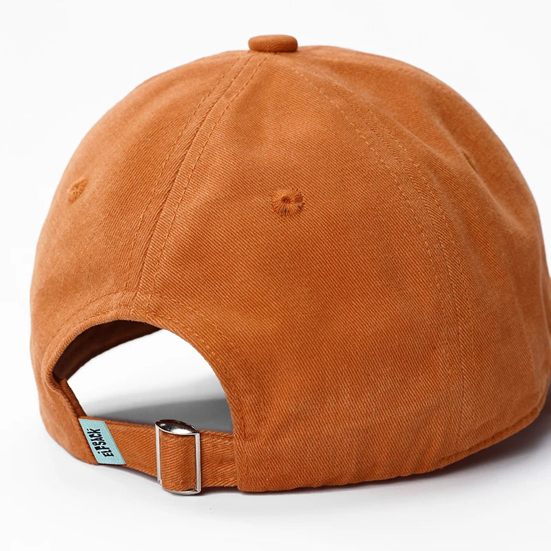 Brown Baseball Cap with Letter Embroidery, Casual Adjustable Sun Hat for Everyday Outdoor