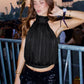 Lace Up Backless Halter Tops for Woman Clothes Summer 2026 Fashion Sexy Crop Top
