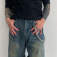 Hip Hop Street Skull Long Keychains Wallet Belt Chain for Men Punk Trousers Hipster Pant Jeans Chain Jewelry Accesories