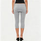 Chic Women Fold Over Waist Skirted Capri Leggings Stretchy Slim Fit 3/4 Cropped Pants Daily Casual Y2K Streetwear Bottom