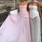 Fashion Elegant Solid Scarf+Maxi Dress Women Low-Neck Folds Sleeveless Skinny Wedding Party Vacation Matching Summer Suit
