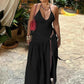 Sexy Skirt Two Piece Sets Women Fashion Halter Bodysuit And Maxi Skirt Ladies Fashion Matching Sets Ladies Dress Set