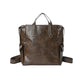 Minimalist Preppy Brown Large Capacity Versatile Backpack For Women