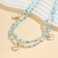 2Pcs/Set Boho Elastic Seed Beads Waist Belly Belt Chains Women Summer Bikini Conch Aesthetic Body Jewelry Accessories