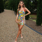 Women Sexy Party Club Beach Vacation Bodycon Short Mini Dress 2024 Summer Clothes