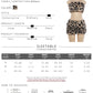 Furry Patchwork 2 Piece Set Woman Leopard Print Sexy Wrap Chest Backless Tank Tops+Mini Shorts Street Wild Style Suit