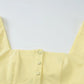 Solid Color Button Up Square Neck Low Cut Tank Tops for Woman Clothing Sexy Summer Going Out Tops Y2k