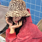 2025 Winter New Arrivals Y2K Vintage Zebra-Stripe Hat For Woman