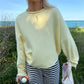 Solid Knit Pullover Women Loose Drop Shoulder Long Sleeve Crew Neck Short Sweater Minimalist Winter Fall Casual Knitwear