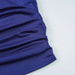Asymmetrical One Shoulder Crop Tops Black Blue Sexy T Shirts for Woman Summer