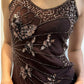 Sexy Sequin Slim Fit Irregular Strap Tank Crop Tops Versatile Sexy Hot Girl Summer Mesh See Through Sleeveless Tee Shirt