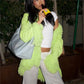 Women Fringe Tassel Knit Cardigan Open Front Long Sleeve Oversized Loose Knitted Coat Beach Cover Up Casual Outer Top