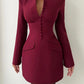 Button Up Long Sleeve Short Dresses for Woman Clothes Elegant Fashion Black White Dress Office Ladies