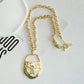 Brand Fashion Show Metal Alloy Lock Key Pendant Necklace For Women Fashion Jewelry Gorgeous Sweater Chain Statement Accessory