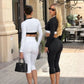 3 Piece Athletic Sets Woman Long Sleeve Cropped Tops Sports Bra and Capri Leggings Matching Sets Fall Outfits