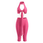 Sexy 2-Piece Set Womenmetal Ring Hollow Backless Bandage Tassel Vest+Peachy Butt Simple Short Midnight Classic Outfit