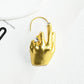 1PC Novelty Design Metal Hand Left Earcuff Dangle Earrings For Women Jewelry Fashion Show Statement Earrings Accessories
