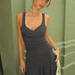 Polka Dot Sexy Two Piece Set Women Elegant Square Collar Tank Top Mini Skirt Matching Sets Female Fashion Dress Set