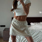 Women Sexy High Waist Satin Mini Skirt White Red Chic Streetwear Summer Elastic Waist Slim Skirt Hot Girls Casual Simple