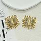 Gorgeous Shiny Rhinestone Gems Geometric Dangle Earrings for Women Jewelry Fashion Brand Ladys' Statement Earrings Accessories