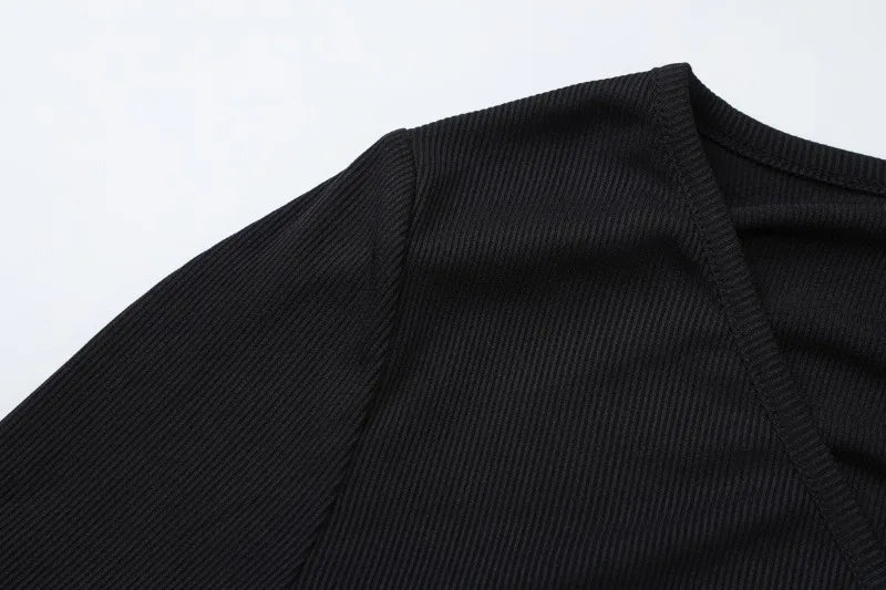 Button Up Cropped Cardigan Woman Fall Clothes 2025 New in Knitwears Long Sleeve Top Sweater Jacket