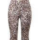 Leopard Print Cropped Pants Women 2025 Spring Summer Trend Wild Elastic Waist Buttoms Classic Skinny Basic Streetwear
