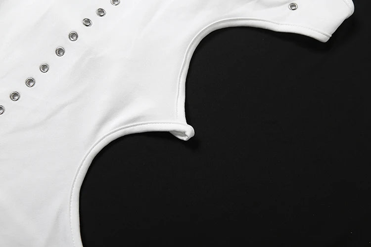 Sexy Halter Waistless Mini Dress Women Backless Hollow Hottie Solid Music Festival Street Midnight Clubwear Bodycon