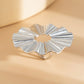 18 Styles Vintage Punk Petal Flowers Rings for Women 2025 Trend Goth Geometric Adjustable Rings New Year Party Jewelry