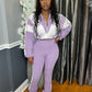 Contrast Patchwork Tracksuit 2 Piece Set Women Zipper Cardigan Jacket+Skinny Pants Casual Fashion Simple Sporty Suit