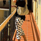 Fold Over Low Rise Slim Fit Capri Pants Polka Dot Print Pants Women Vintage Aesthetic Lounge Pants Y2k Women Trousers