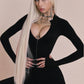 Basic Flared Jumpsuit Women Zip Letter Embroidery Full Sleeve Coquette Stretch Skinny Midnight Party Workout Overalls