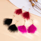Romantic Long Tassel Fluffy Feather Drop Earrings for Women Wed Elegant Boho Imitation Pearl Dangle Earring Y2K Jewelry